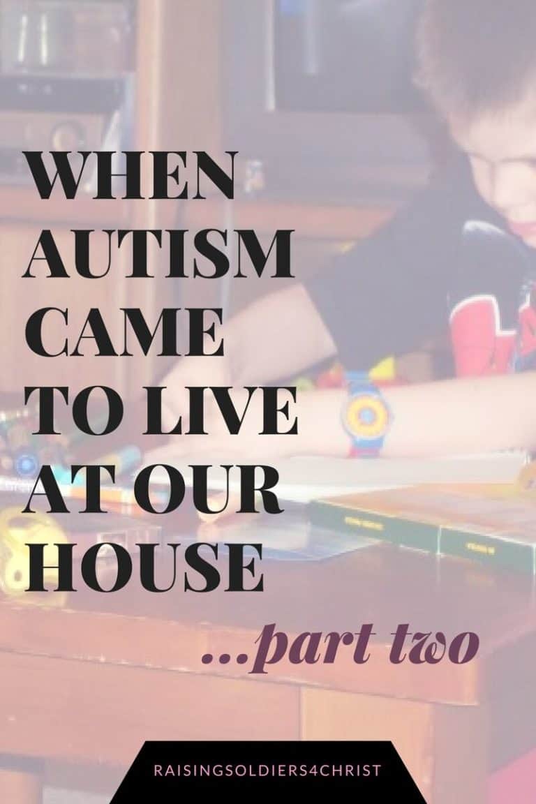 When Autism Came to Live at Our HousePart Two