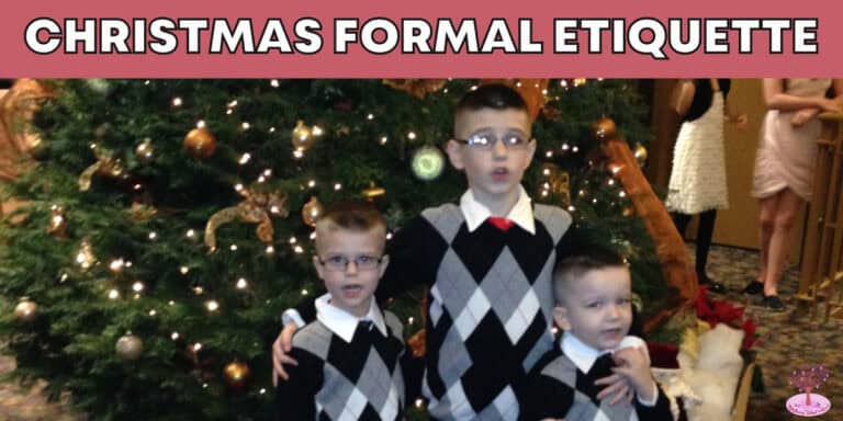 christmas formal etqiuette 1