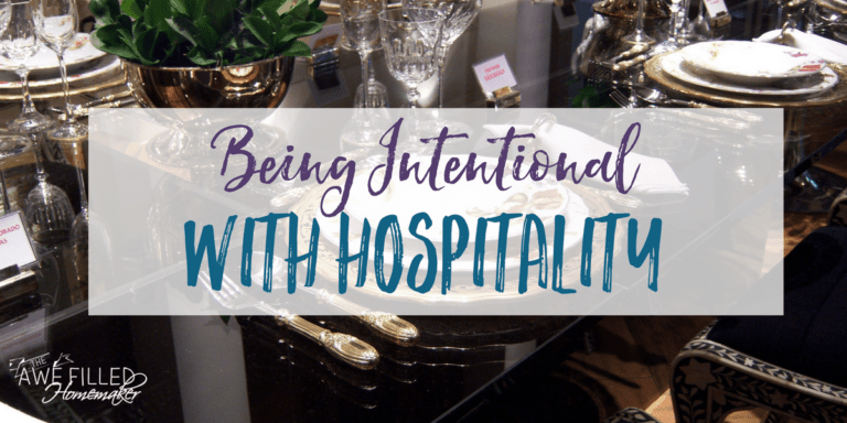 being intetional with hospitality 1