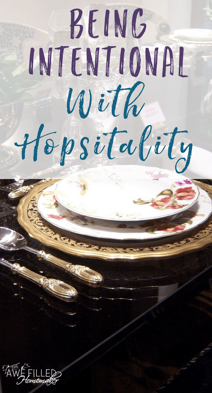 Being Intentional With Hospitality