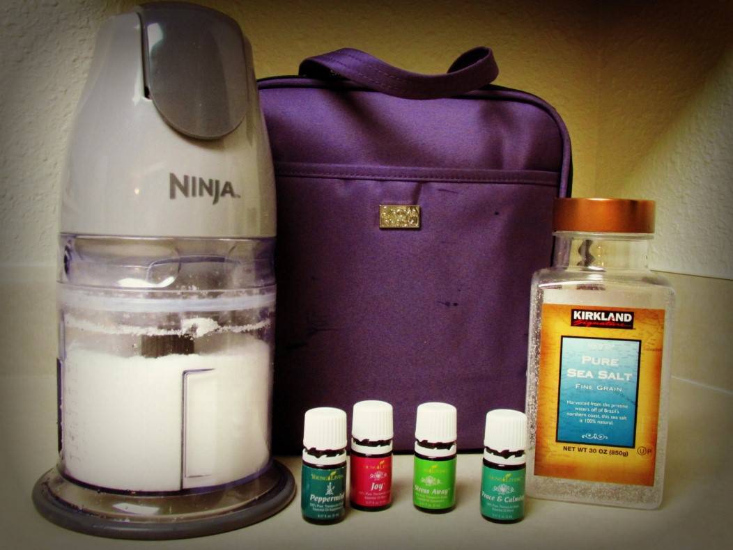 Sea Salt Scrub Using Young Living Essential Oils