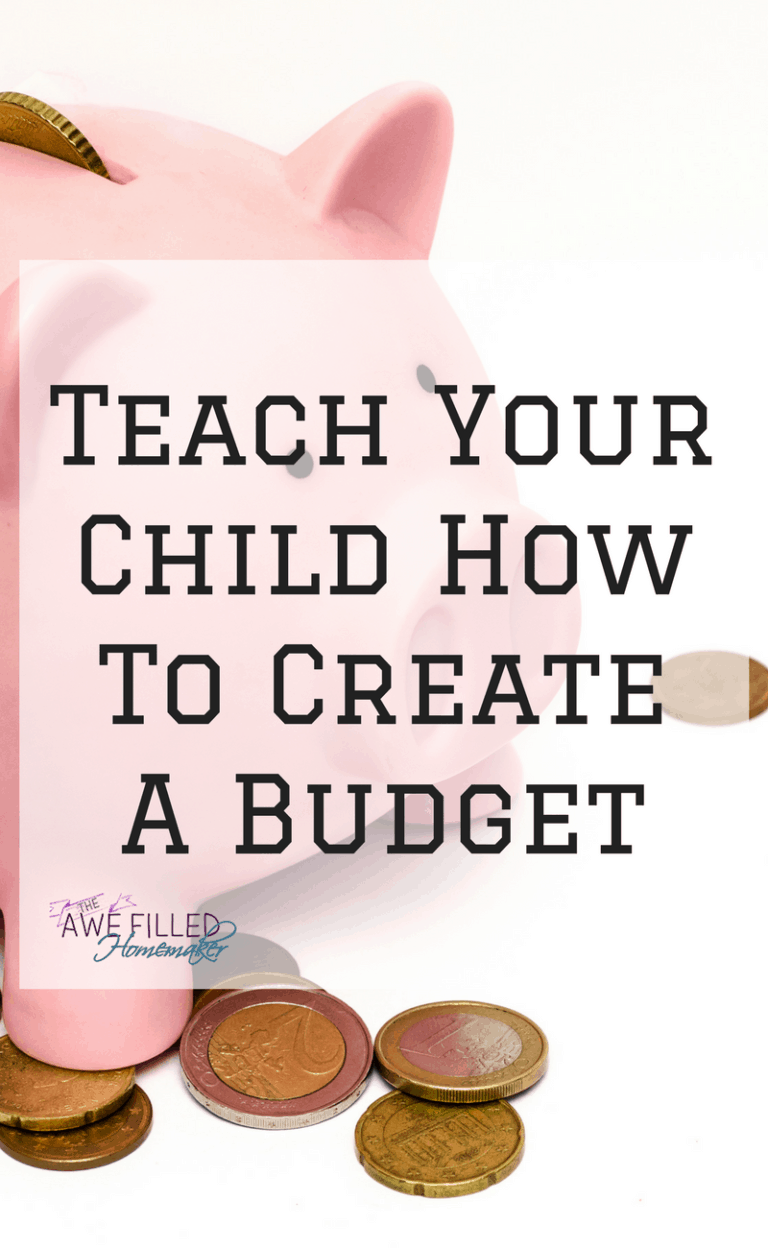 Teach Your Child How To Create A Budget 1