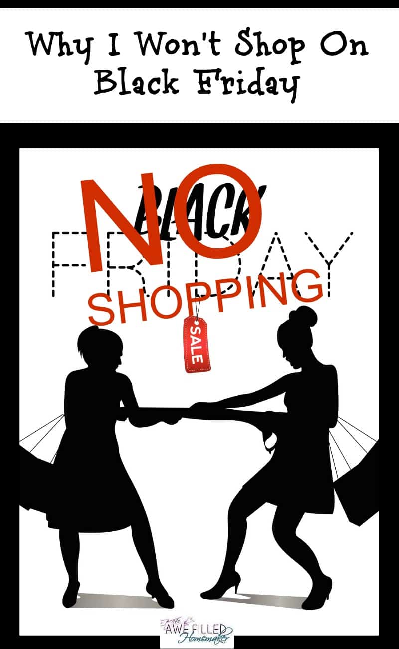 Why I Wont Shop On Black Friday