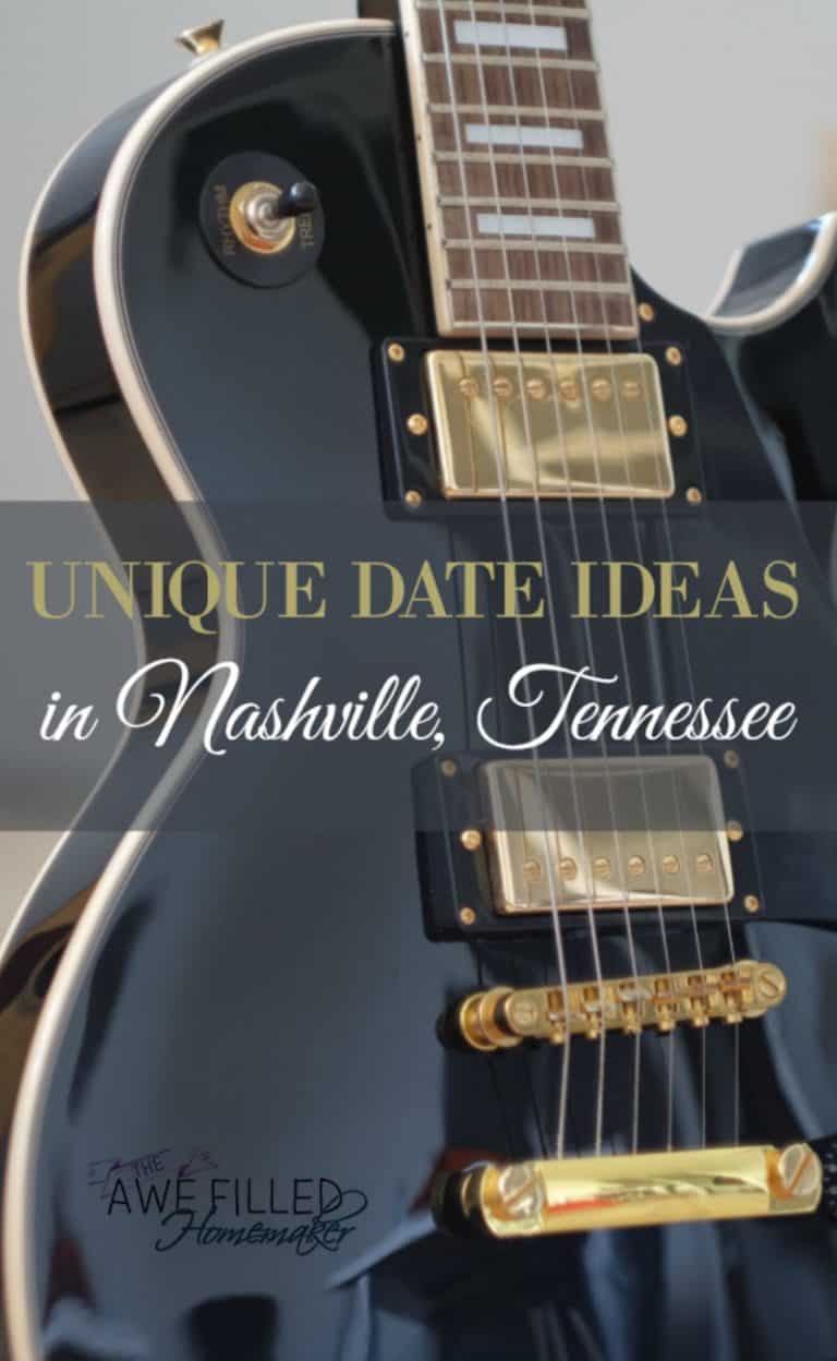Unique Date Ideas in Nashville Tennessee Graphic