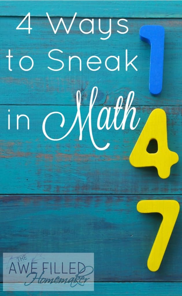 4 Ways to Sneak in Math 