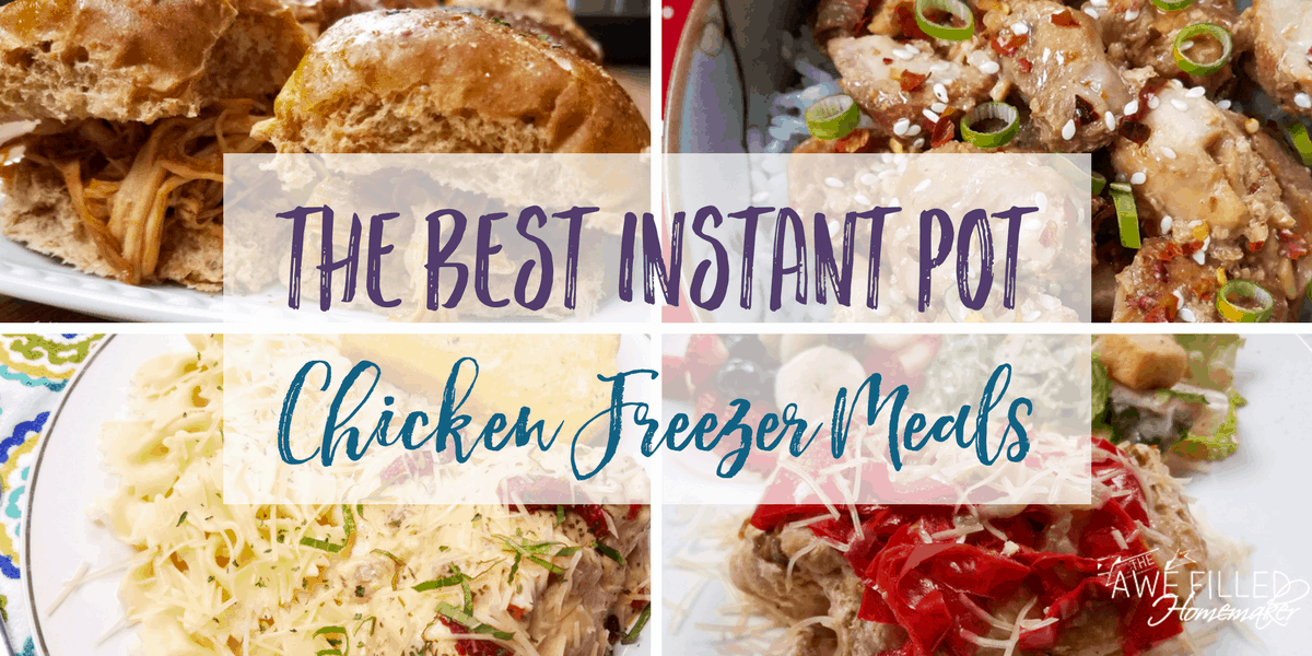 instant pot chicken freezer meals