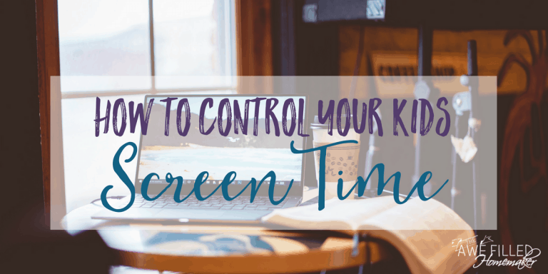 how to control your kids screentime