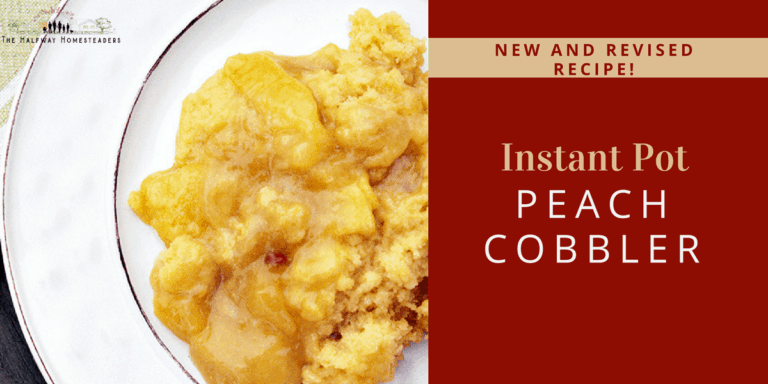 Instant Pot Peach Cobbler 7 1