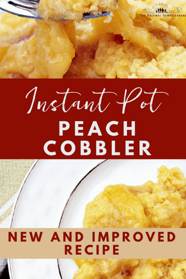Instant Pot Peach Cobbler 7