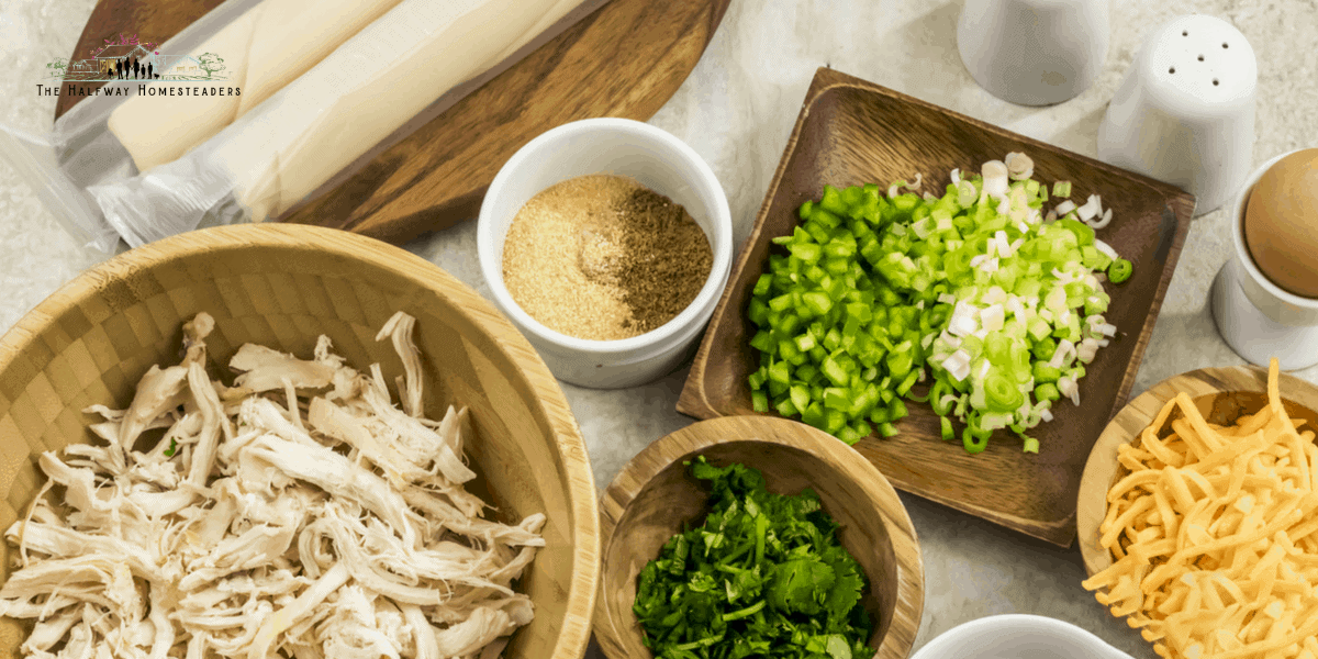Air Fryer Spicy Mexican Shredded Chicken Recipe for Empanadas