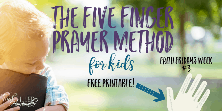 Five finger prayer method 1