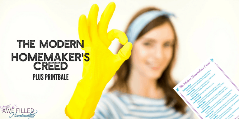 The Modern Homemakers Creed 4