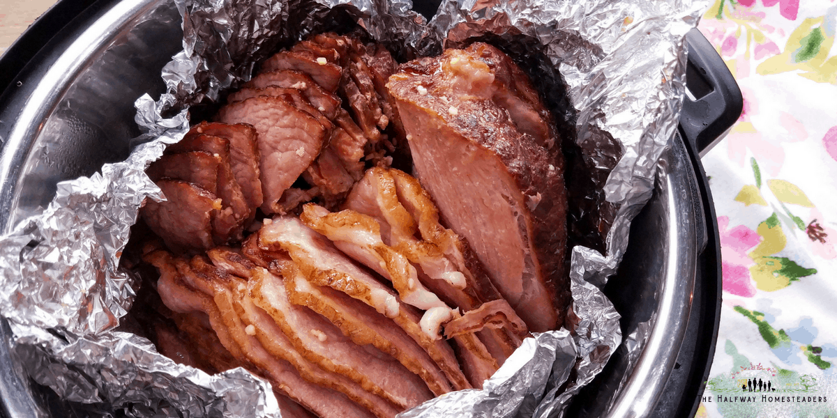 Instant Pot Maple Bourbon Ham