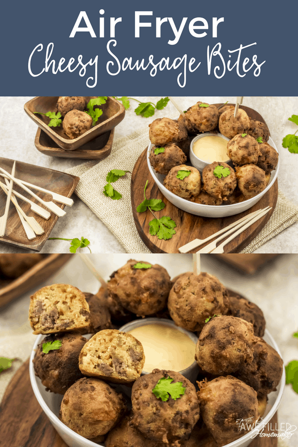 Air Fryer Cheesy Sausage Bites 1