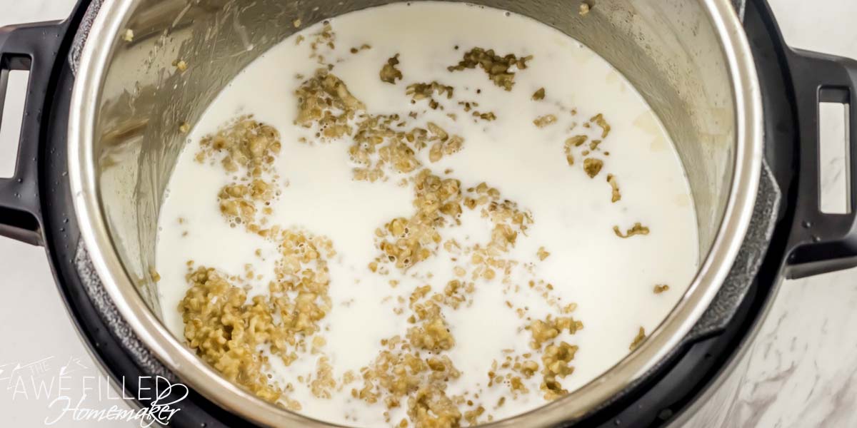 Instant Pot Brown Butter Oatmeal