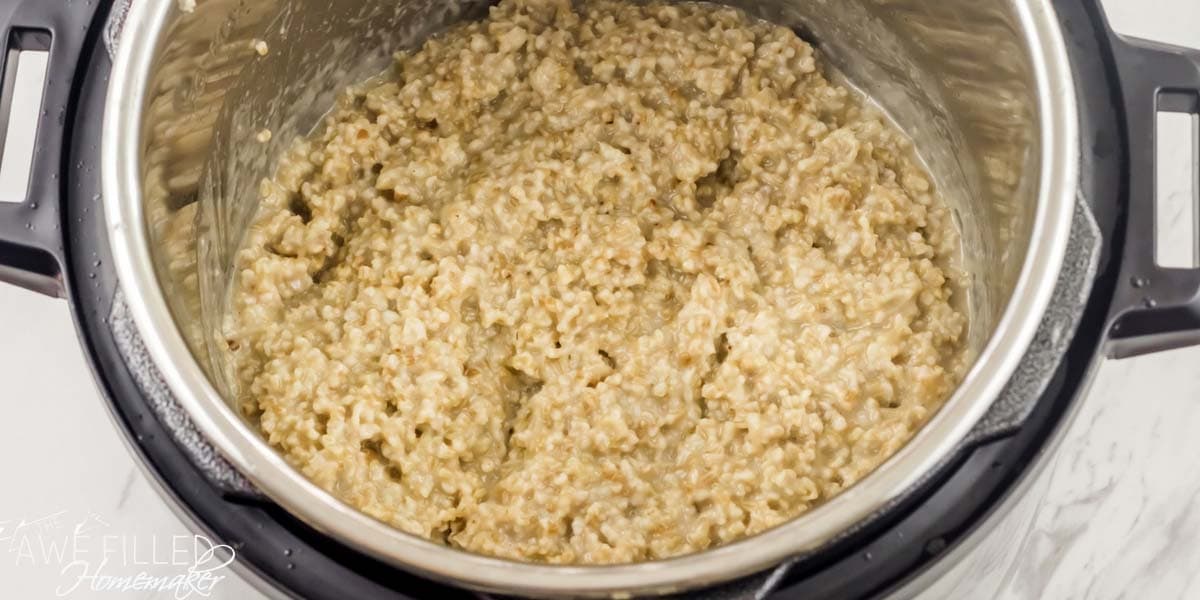 Instant Pot Brown Butter Oatmeal