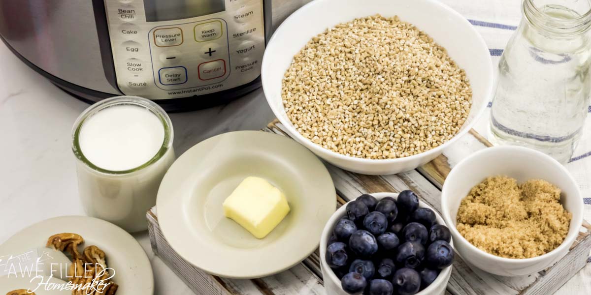 Instant Pot Brown Butter Oatmeal