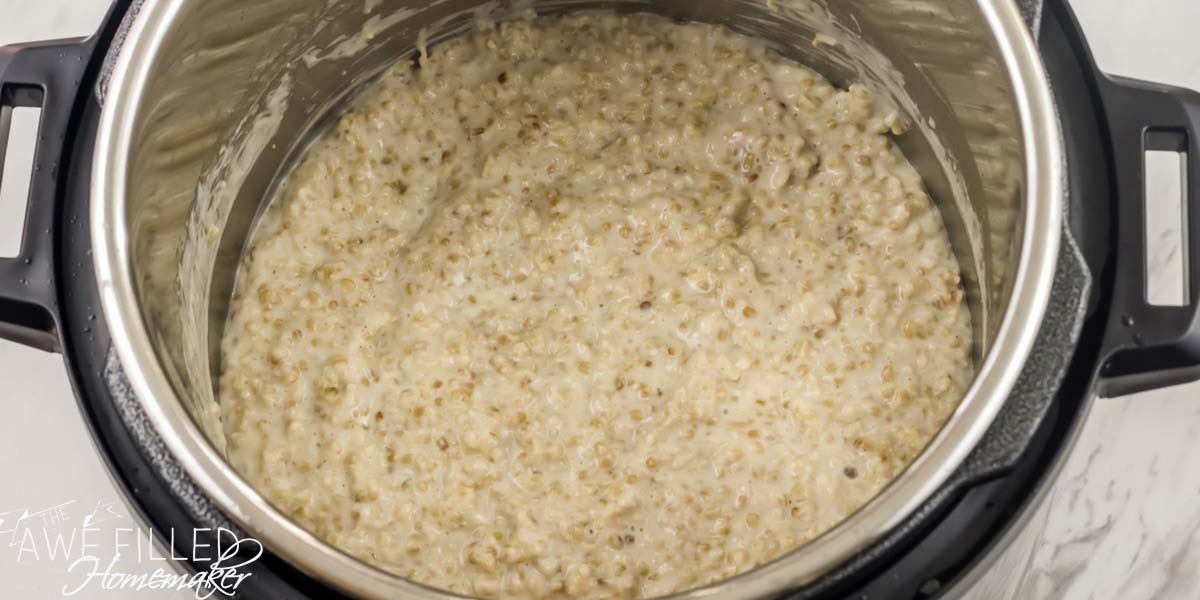 Instant Pot Brown Butter Oatmeal