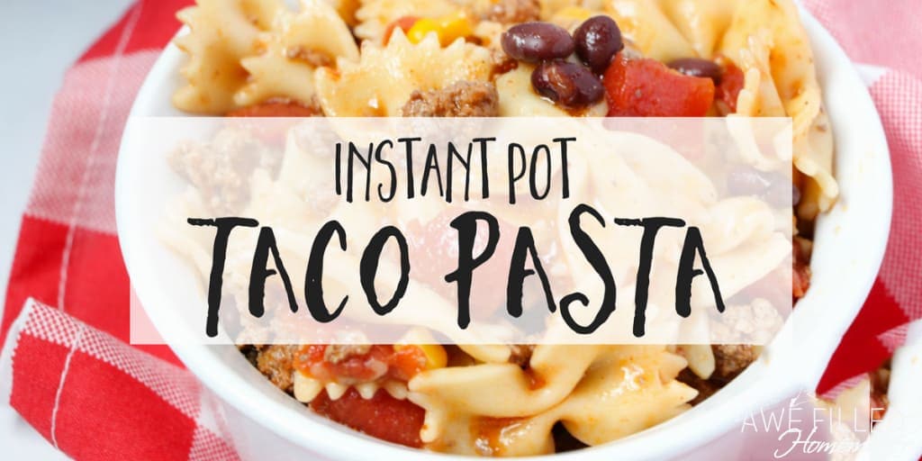 instant pot taco pasta