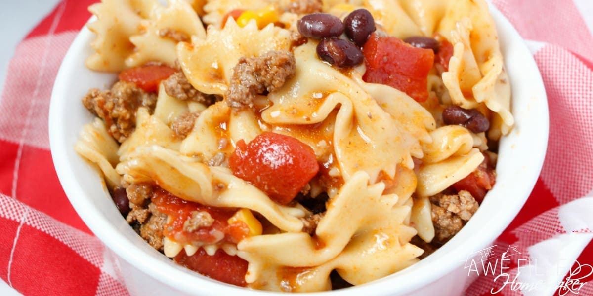 Instant pot taco pasta