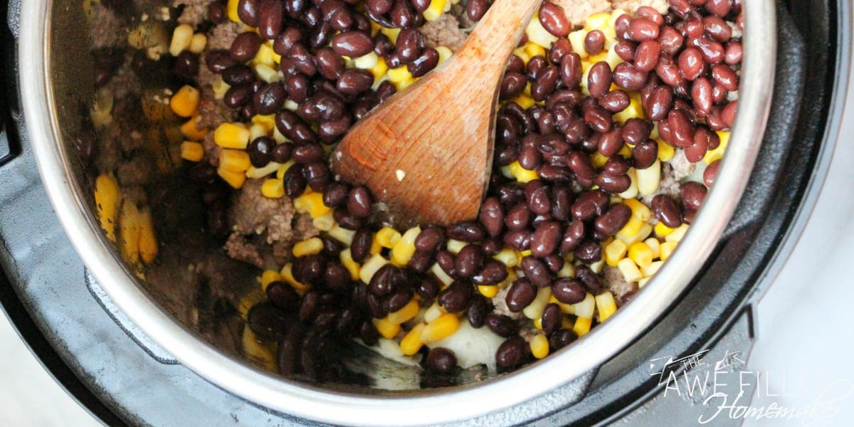 Instant pot taco pasta