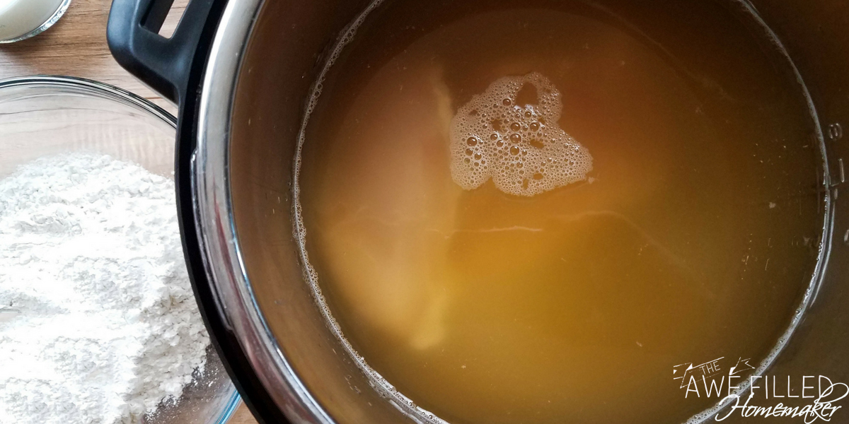 Instant Pot Chicken and Dumplings