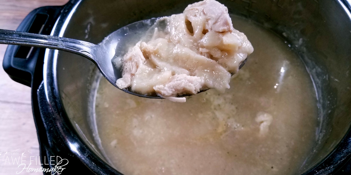 Instant Pot Chicken and Dumplings