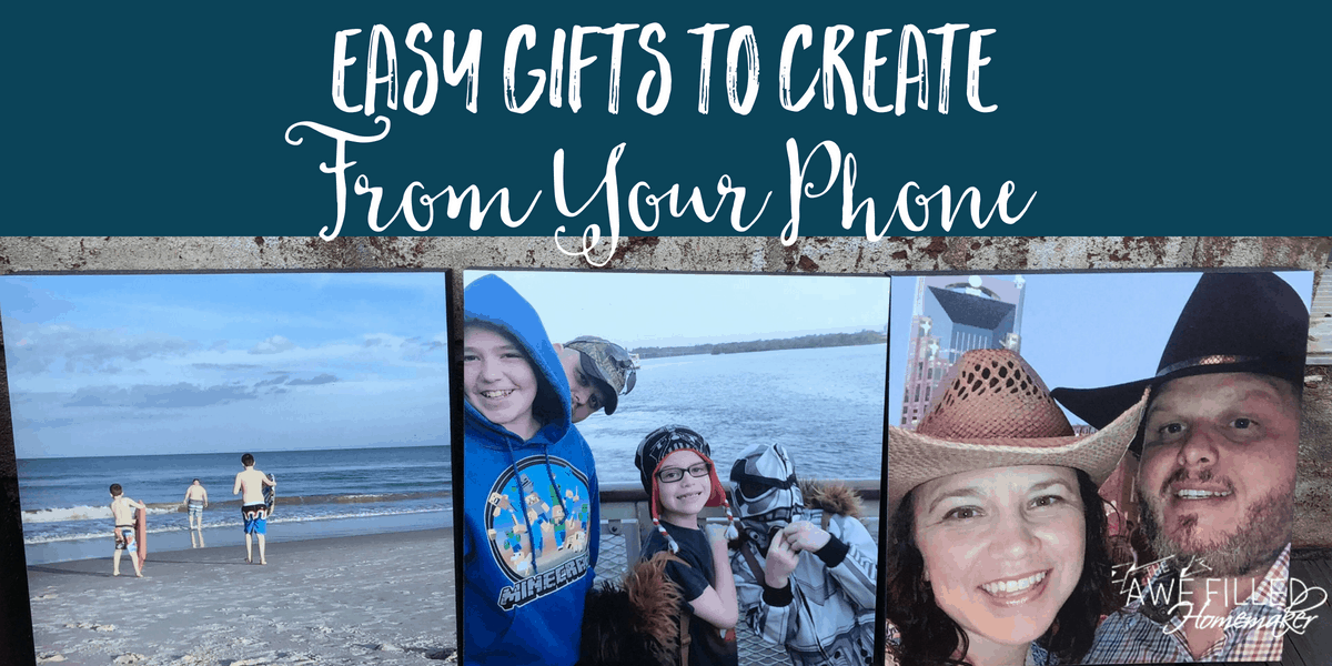 easy gifts to create from your phone