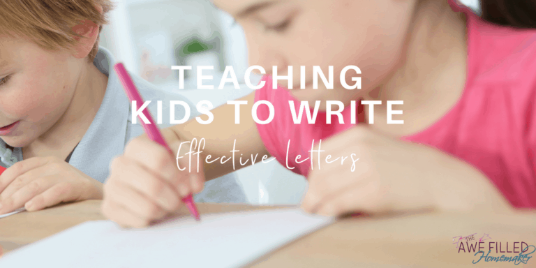teaching kids to write 1