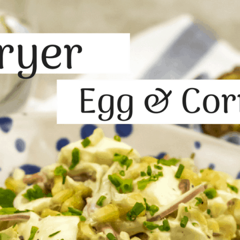 Air Fryer Egg Corn Salad 14