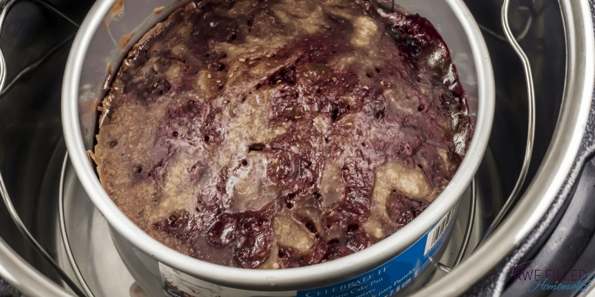 The Best Instant Pot Raspberry Swirl Cake recipe you'll ever find!