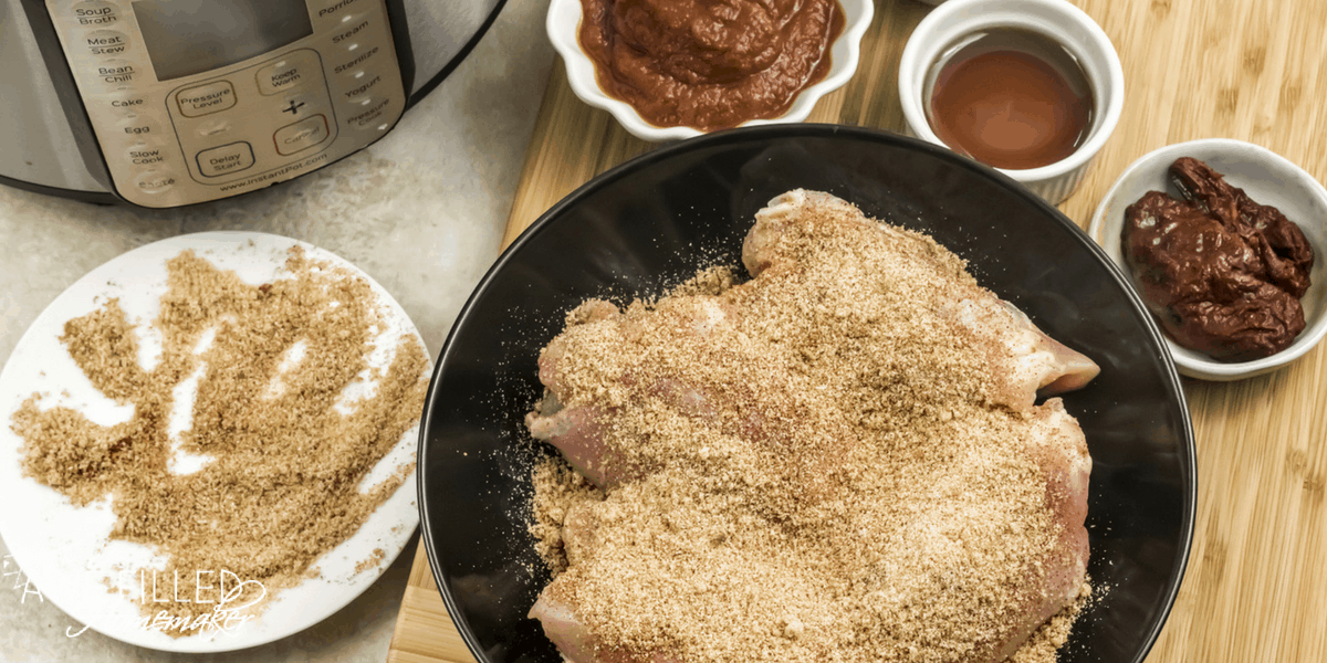 Instant Pot Chipotle Maple Chicken Thighs