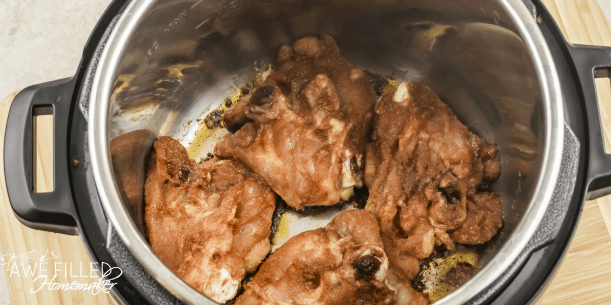 Instant Pot Chipotle Maple Chicken Thighs