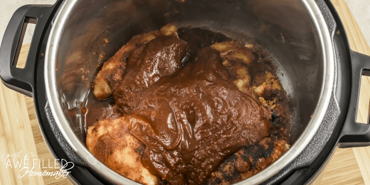 Instant Pot Chipotle Maple Chicken Thighs