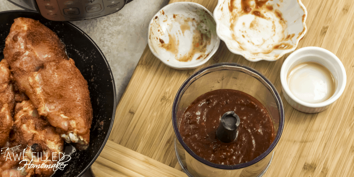 Instant Pot Chipotle Maple Chicken Thighs
