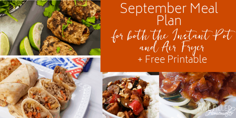 Copy of September Meal Plan for both the Instant Pot and Air Fryer 1 1