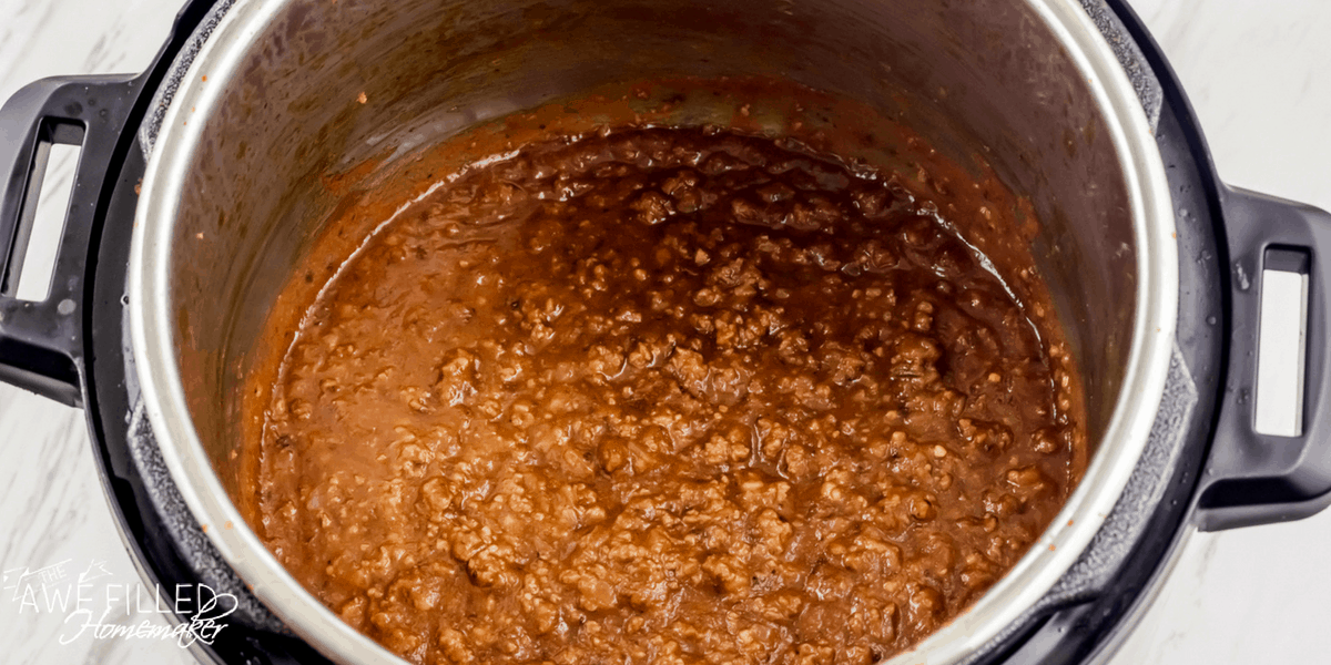 Instant Pot Homemade Meat Sauce