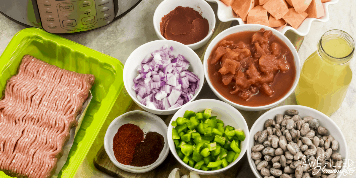 Instant Pot Turkey & Sweet Potato Chili
