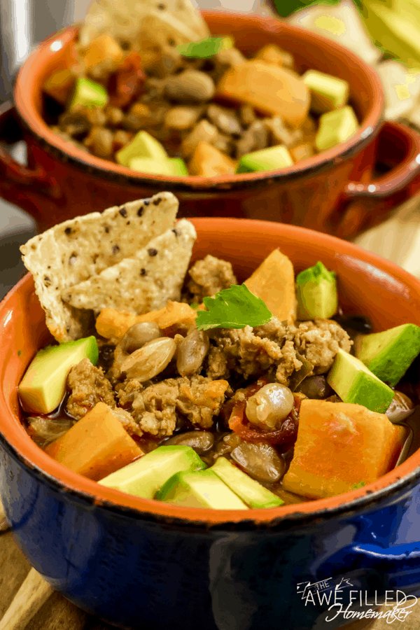 Instant Pot Turkey & Sweet Potato Chili