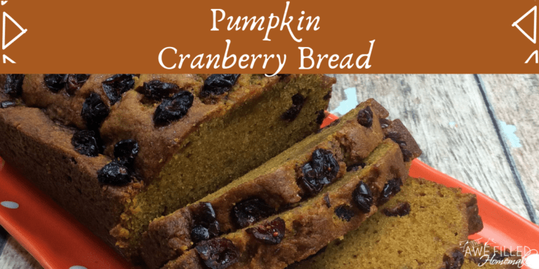 Copy of pumpkin cranberry bread
