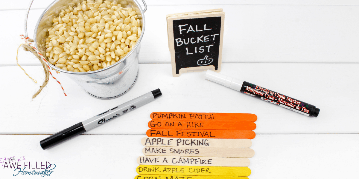 DIY Fall Family Bucket List