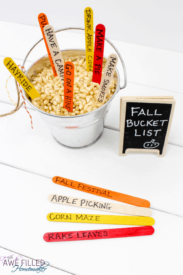 DIY Fall Family Bucket List
