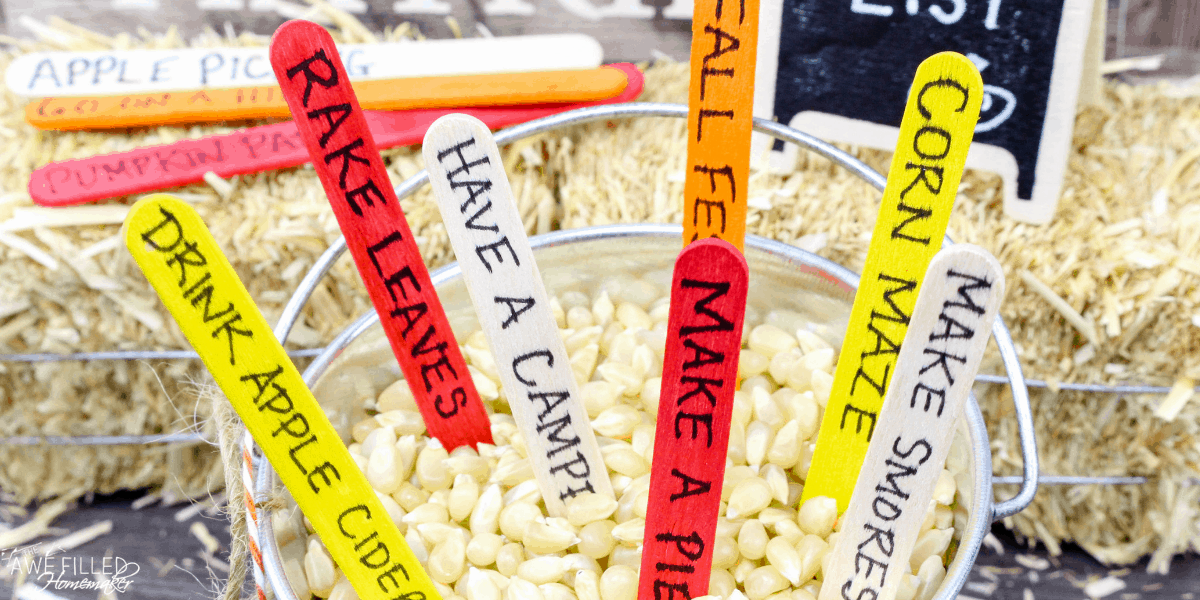 DIY Fall Family Bucket List