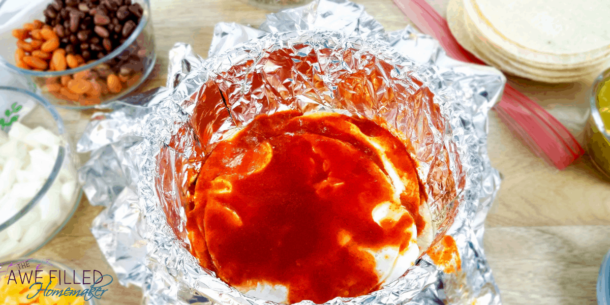 Instant Pot Beef Enchilada Casserole