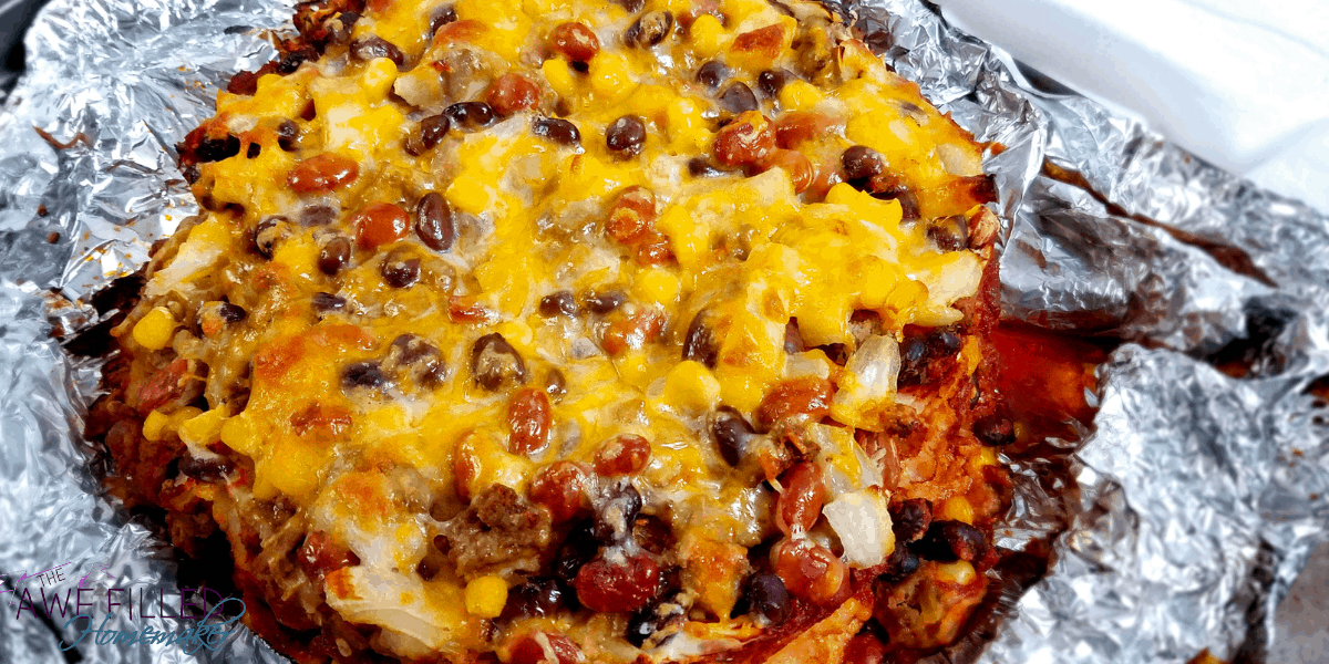 Instant Pot Beef Enchilada Casserole