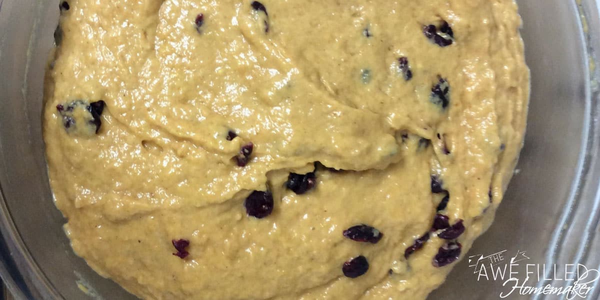 Pumpkin Cranberry Bread