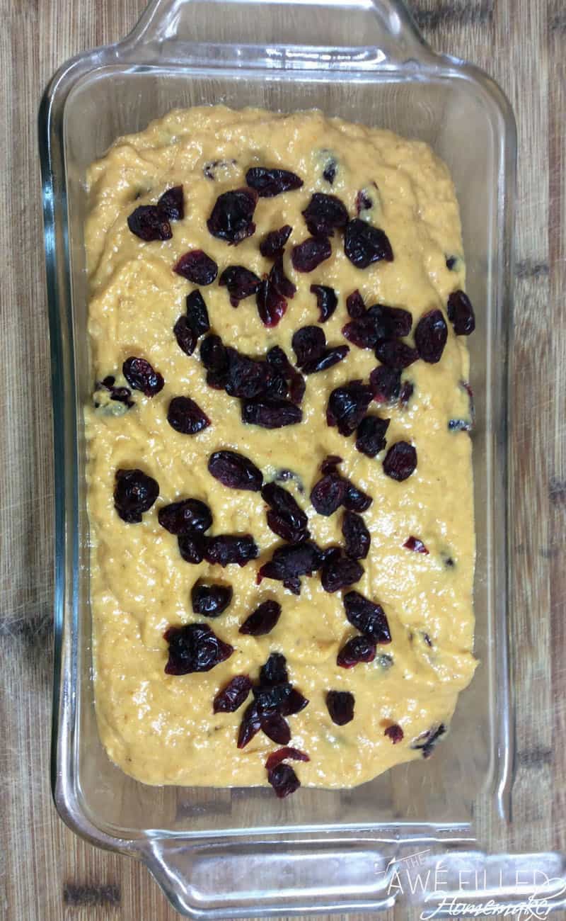 Pumpkin Cranberry Bread