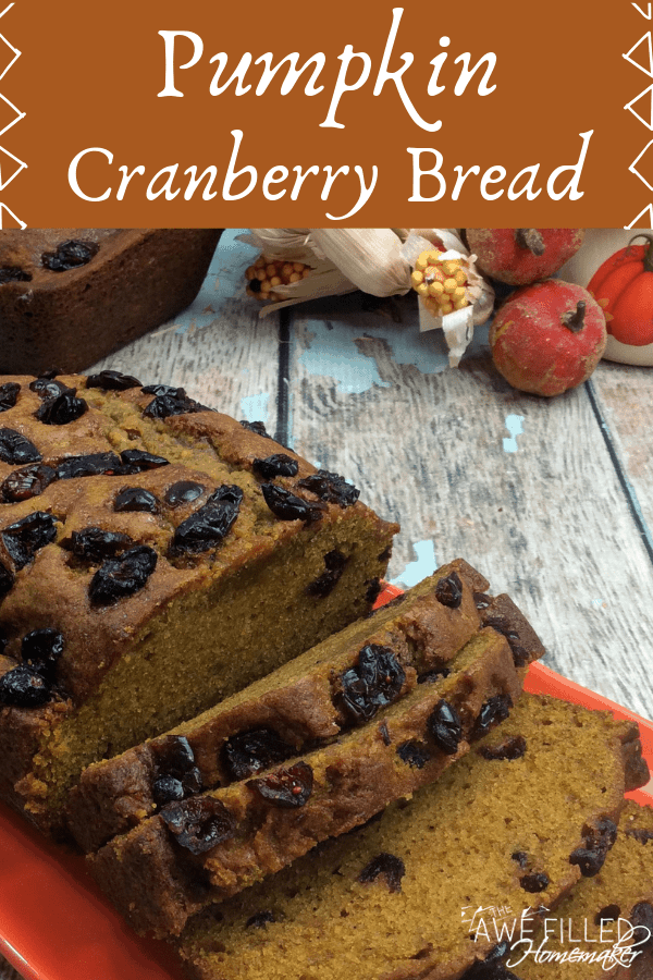 pumpkin cranberry bread 1