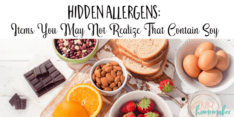 Hidden Allergens  Items You May Not Realize That Contain Soy