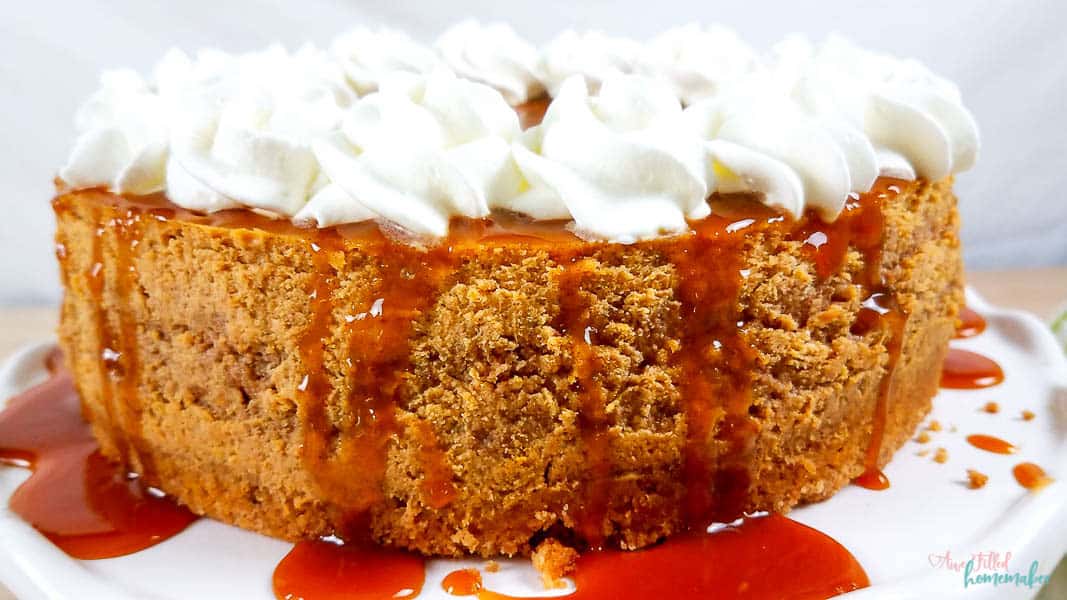 Instant Pot Caramel Pumpkin Cheesecake